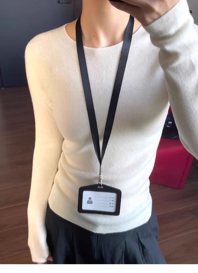 Camicia bianca slim fit con scollo rotondo in lana per donna, intimo snellente per autunno e inverno, maglione esterno indossabile,_voghion.com