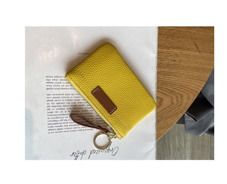 Wallet Card Cases Leather Coin Purse New Ultra Thin Exquisite Mini Compact Key Bag Coin Bag Ladies Short Wallet_voghion.com