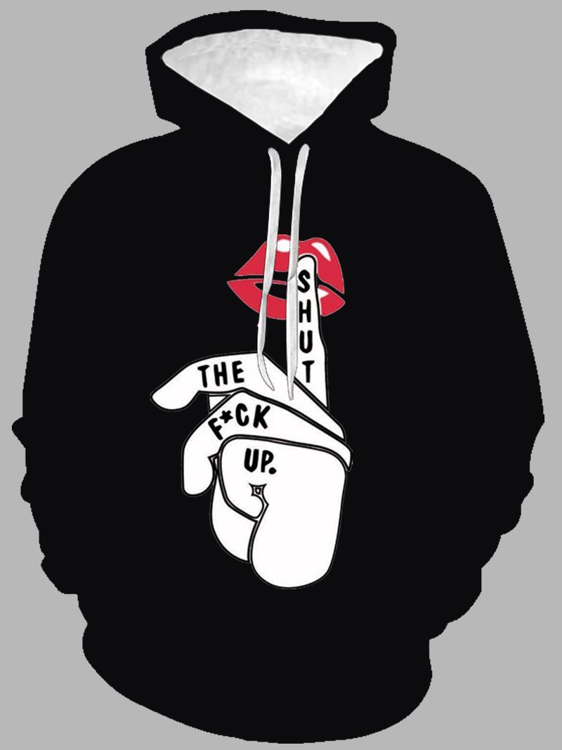 3D Print Hoodie – Oversized Unisex Streetwear Pullover (XS-3XL, Y2K Retro Aesthetic, Urban Layering Essential, Breathable Air Layer Fabric)_voghion.com