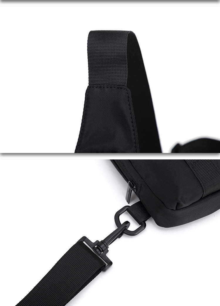Modische Brusttasche, wasserdichte kleine vielseitige Umhängetasche für Herren, Mini-Umhängetasche der Street-Fashion-Marke für Herren, Vitalitätstasche für Studenten._voghion.com