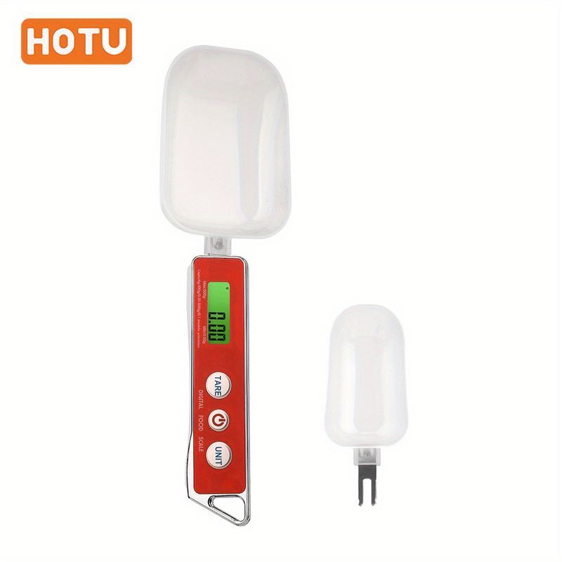 Nauwkeurige maatlepelweegschaal - Draagbare elektronische keukenweegschaal voor koken en bakken - 17,63 oz / 0,0035 oz / 500 g / 0,1 g Hoge precisie gewichtsmeting_voghion.com