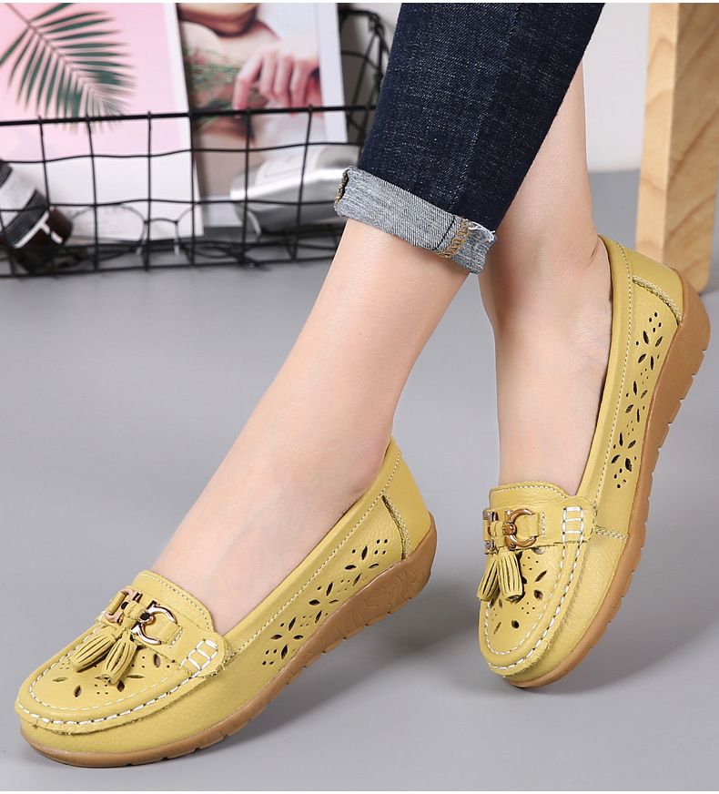 Doudou weibliche Mutter Schuhe faule Schuhe Damenschuhe Damen Casual Single Schuhe_voghion.com