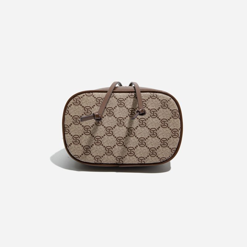 Sacs seau en cuir et sac à bandoulière à cordon pour femme, fourre-tout moyen et sac à main hobo avec deux bandoulières_voghion.com