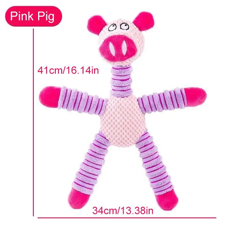 Hundespielzeug mit Geräuschen, Backenzähne, Corgi-Teddybären, Welpen, bissfest, klein und groß, Trainingspuzzle, Shiba Inu Zubehör_voghion.com