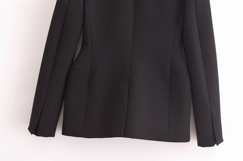 GraceChic 2024 Autumn New Women's Fashion European American Style Shoulder Padded Slim Fit Blazer And Skirt 8805707 8898707_voghion.com