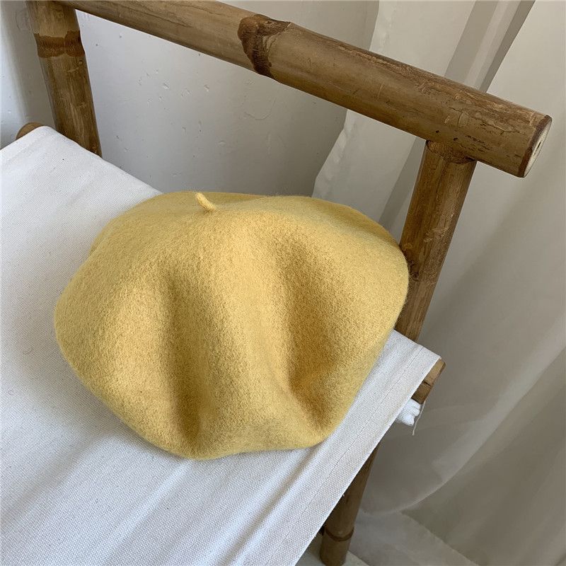 Neuheiten Elegante Wolle Künstler Maler Neue Winter Klassische Heiße Frauen Mädchen Weibliche Verdickte Woll Französisch Hut Baskenmütze Kappe Gorros_voghion.com