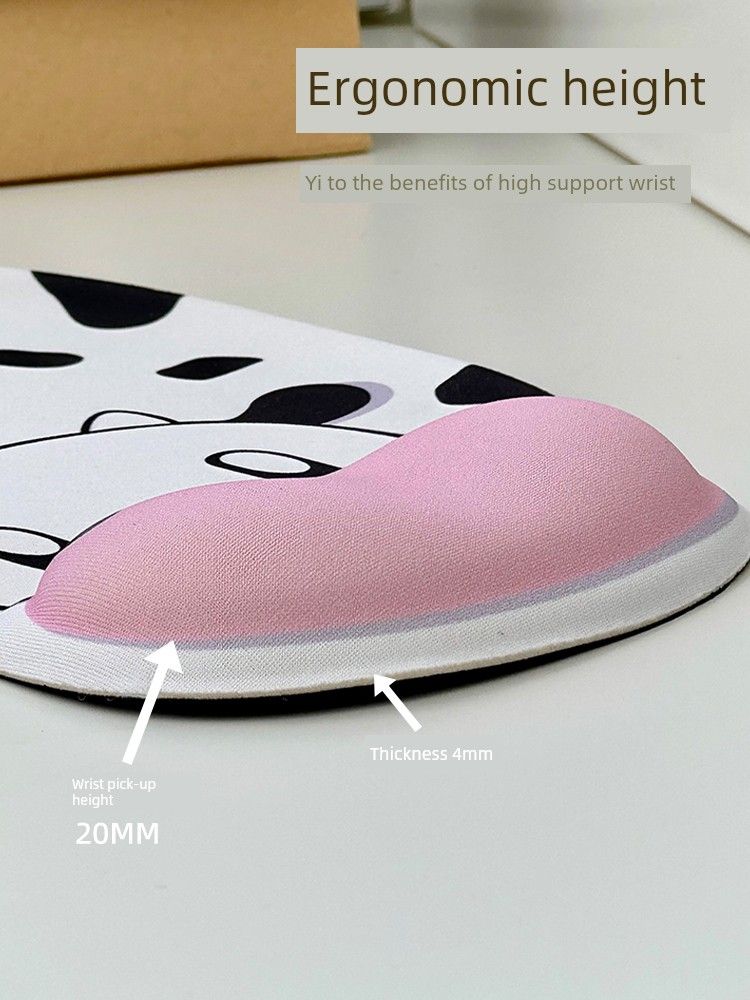 Unbeatable Quality Wrist Protector Silicone Plaid Soft Girl Non Slip Wristband Office For Home Computer Mouse Pad Holder_voghion.com