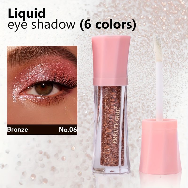 Lidschatten, vierfarbiger Perlglanz-Lidschatten, Perlglanz-Augenglanz, leicht zu kombinieren und zu verblenden, natürliches Make-up für den Alltag und die Bühne am Abend_voghion.com