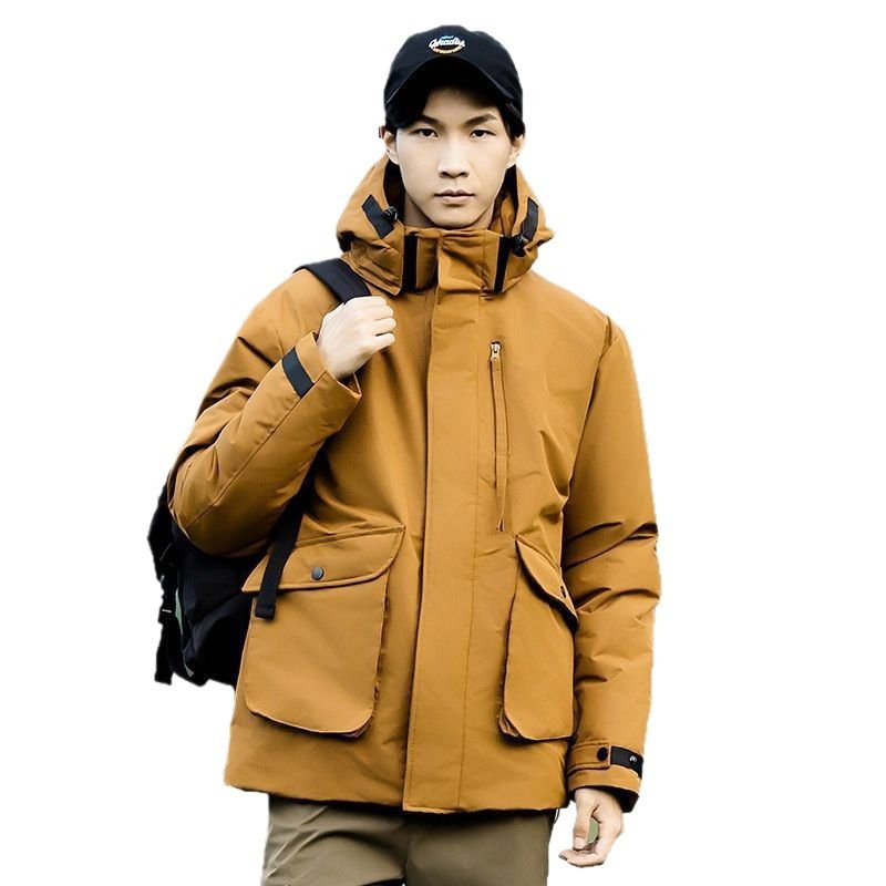 2024 New Autumn Winter High-end Quality Men's Simple Fashion Workwear Cotton Jacket For Outdoor Travel Warmth_voghion.com