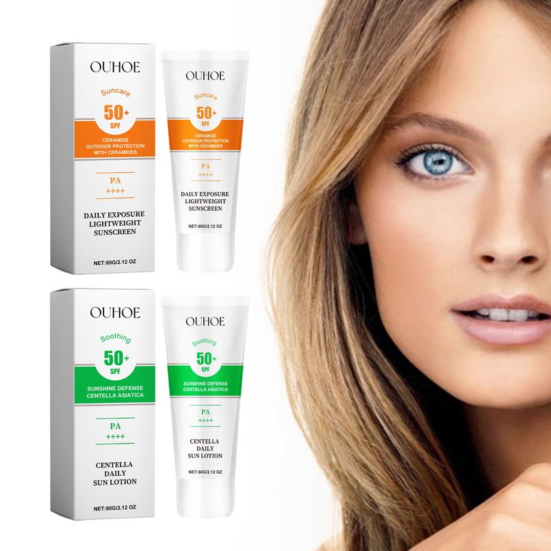 Protective cream series, outdoor isolation in summer, UV protection before makeup, waterproof, sweat-proof, refreshing and non-greasy_voghion.com