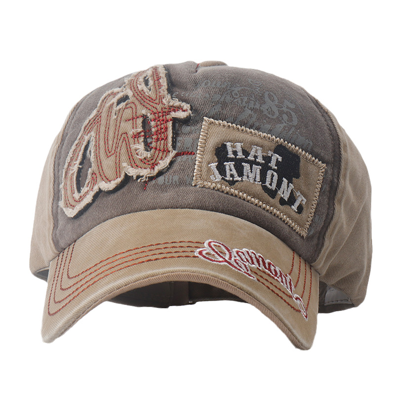 Bonés Snapback Masculinos de Algodão Lavado, Bonés Vintage Femininos com Bordado de Grafite, Chapéu de Cowboy Masculino, Gorros Esportivos_voghion.com