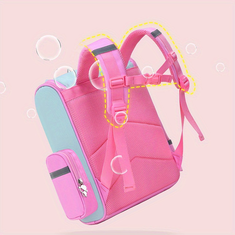 Nova bolsa escolar infantil à prova d'água, bolsa fofa de unicórnio do Batman para meninos e meninas, redução de peso_voghion.com