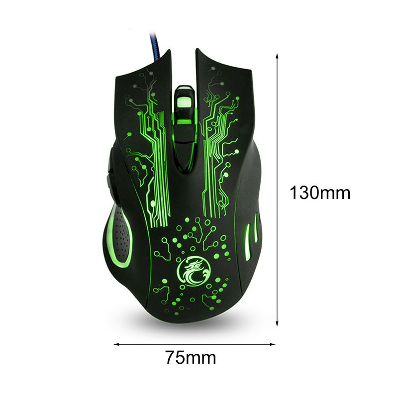 Farfi IMICE KM-690 Set Waterproof Backlight Mechanical Feel Extreme Responsiveness Wired Keyboard Mouse Kit for Gaming_voghion.com