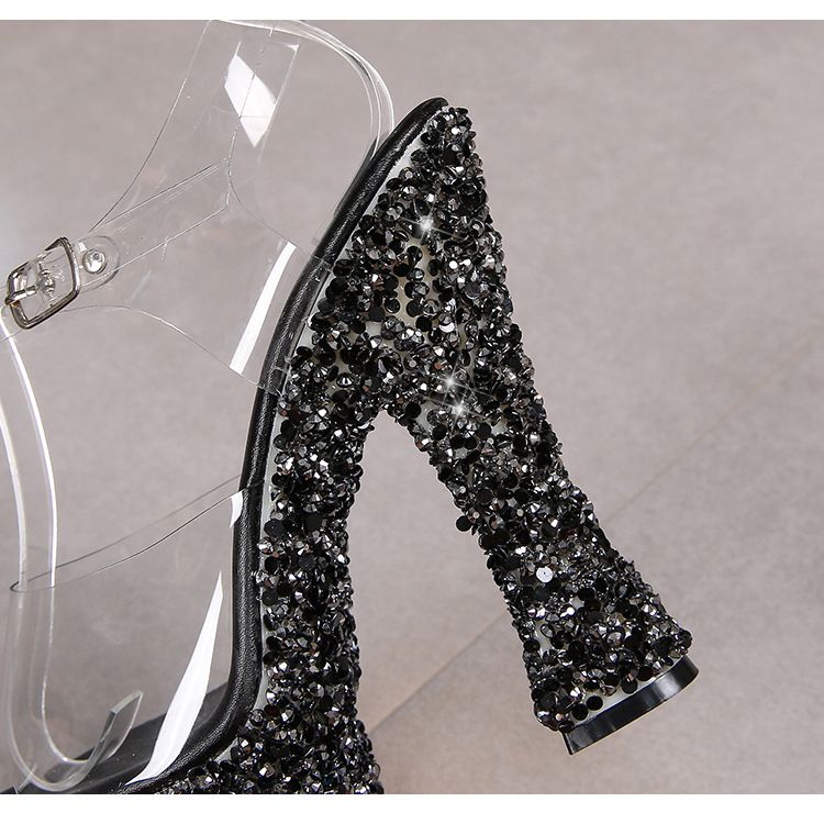 Women's Summer High Heel Sandals - 14cm Chunky Wedge Platform With Non-Slip Sole & Waterproof Design_voghion.com