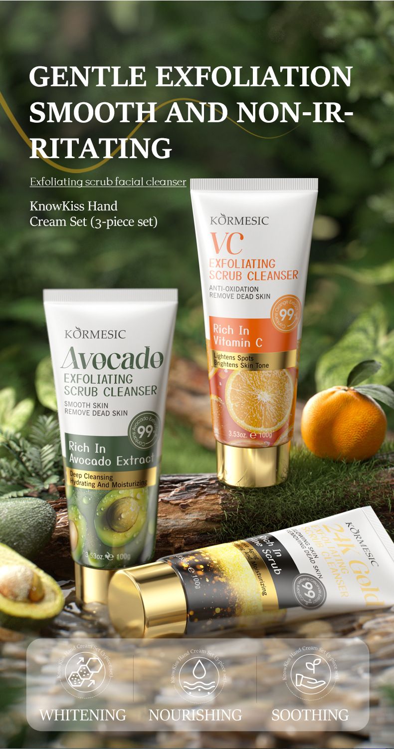 KORMESIC Avocado Vc Exfoliërende Scrubreiniger 100g_voghion.com