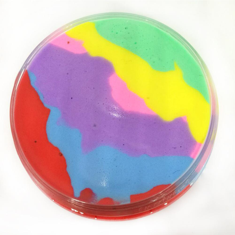 ToysMall Fluffy Rainbow Slime Putty Clay Clay Plastic Sludge Stres Relief Kids Toys_voghion.com