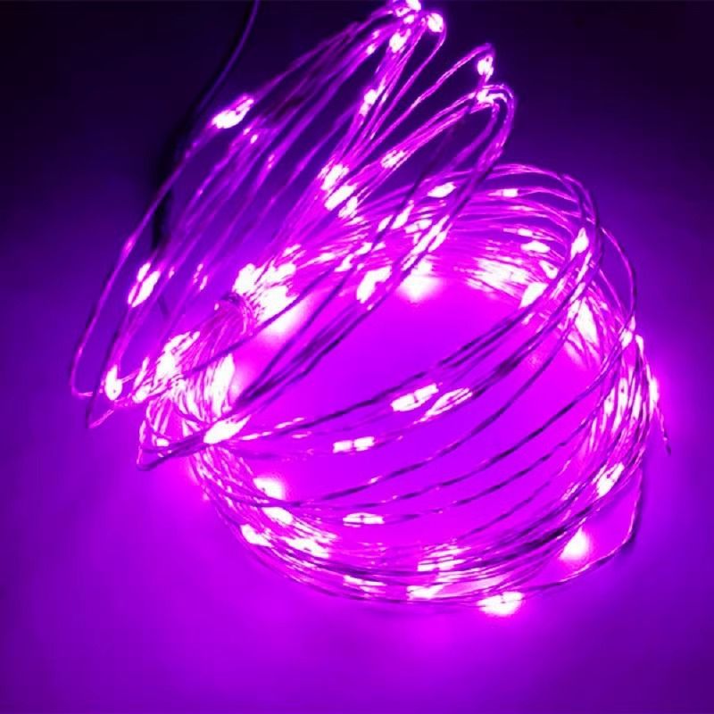 LED-Lichterkette mit Seifenblasenbällen – 3 Modi (Dauerlicht/langsames Blinken/schnelles Blinken), flexibler Kupferdraht, batteriebetrieben, dekorative Lichter_voghion.com