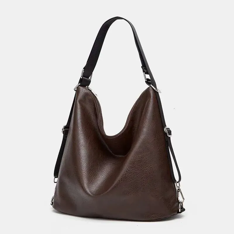 Designer 2025, tracolla larga semplice in tessuto staccabile, tinta unita, utilizzabile come zaino o borsa a tracolla._voghion.com