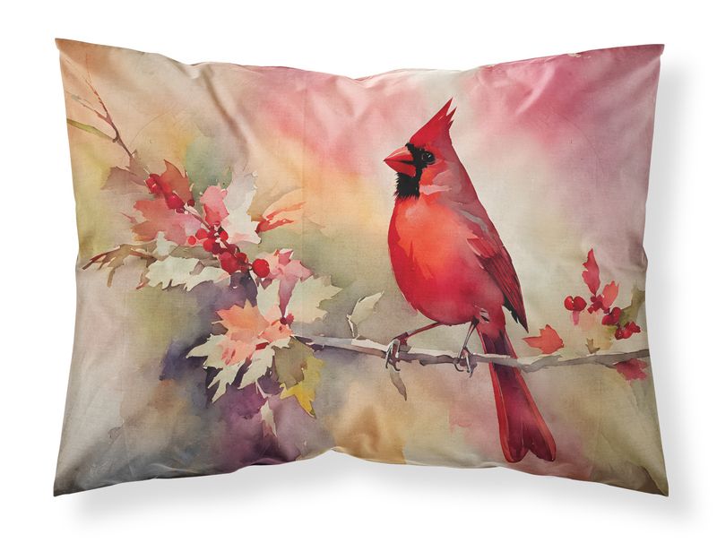 Cardinal Standard Pillowcase Lightweight Super Soft Easy Care Decorative Artwork Pillowcase, Standard_voghion.com