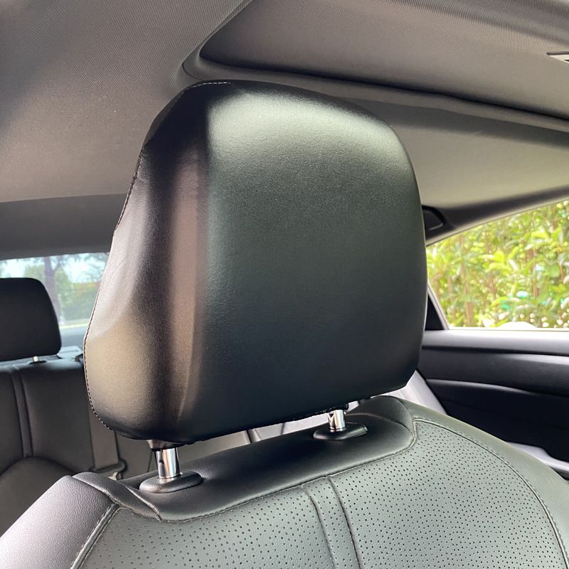 Universal PU Leather Car Cover Elastic Waterproof Dustproof Seat Protectors For SUV Truck Front Rear Headrest Accessory_voghion.com