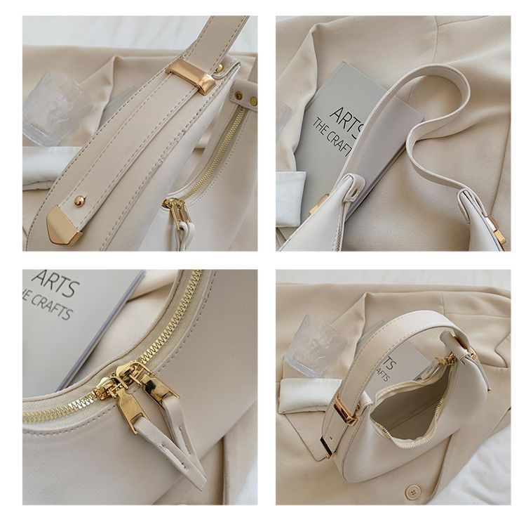 La nuova borsa di nicchia di quest'anno, borsa a mezzaluna a mezzaluna con spalla singola e ascellare di fascia alta da donna_voghion.com