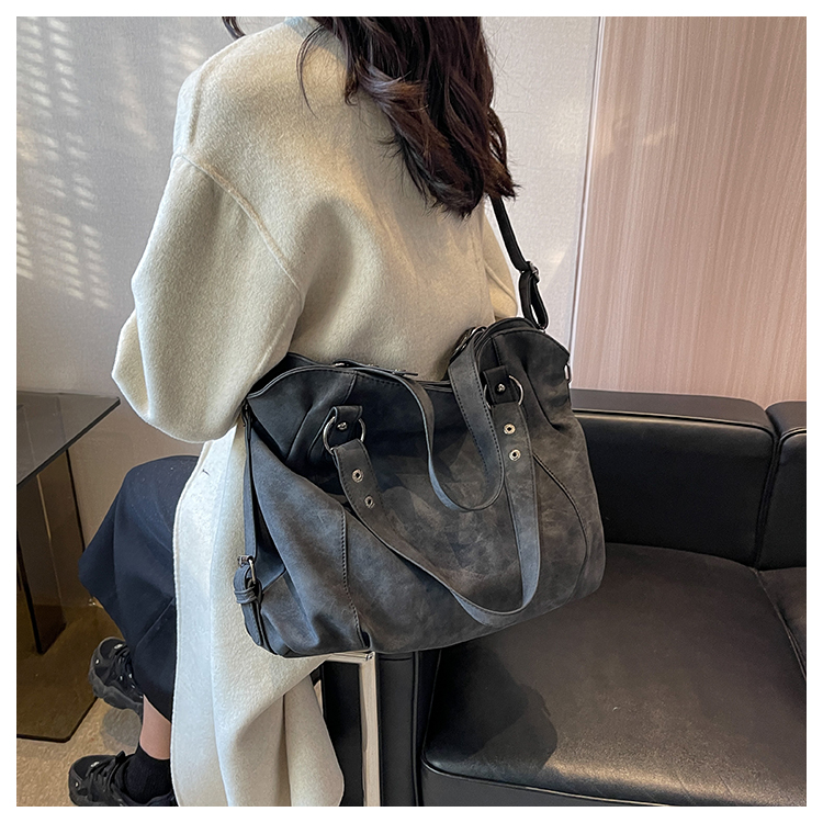 Damväskor med stor kapacitet Retro handväskor Högkvalitativ Messenger-väskor Vintage Crossbody-väskor Märke Axelväskor_voghion.com
