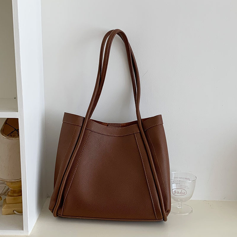 Borsa a secchiello extra large per donna, 2025, nuova borsa a tracolla versatile alla moda e alla moda._voghion.com