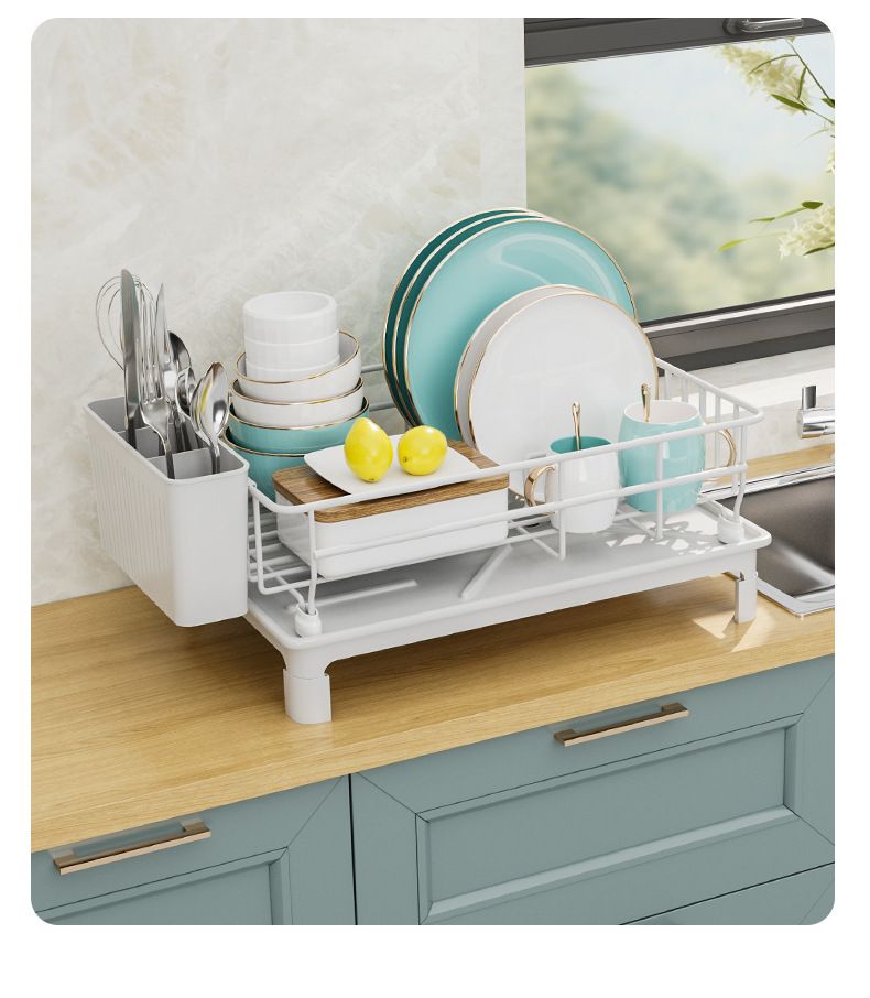 Contenitori per piatti e ciotole da cucina, scolapiatti multifunzionale da banco, ciotole interne per armadietti e organizer per bacchette,_voghion.com