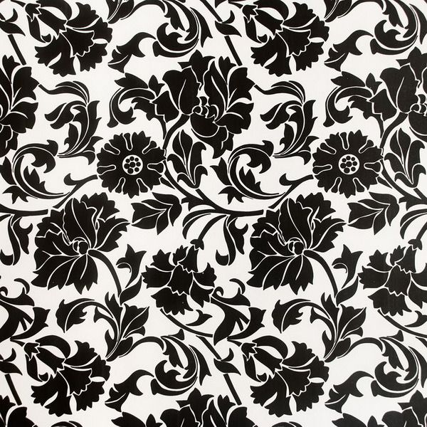 Black Peony - Vinyl Self-Adhesive Wallpaper Prepasted Wall stickers Wall Decor (Roll)_voghion.com