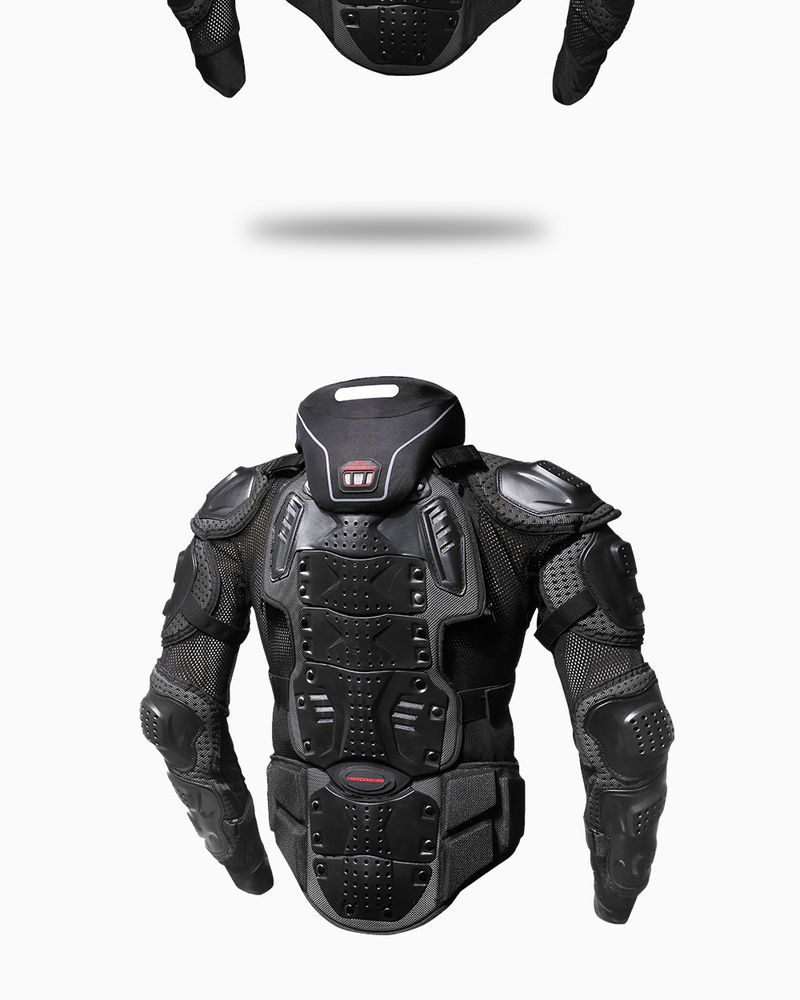 Traje de motociclista anticaídas, coderas y protecciones para ciclismo de montaña todoterreno, casco, equipo de protección para esquí y ruedas._voghion.com