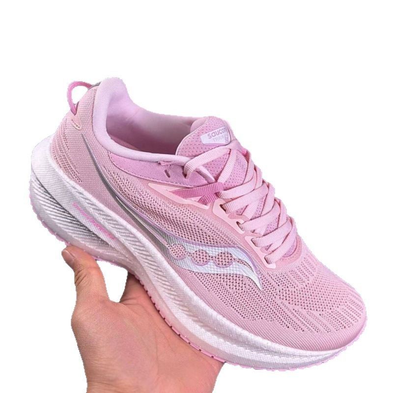 Saucony Victory 21 Thick-Soled Land Speed Shark Couple Racing Running Sports Shoes For Men And Women_voghion.com