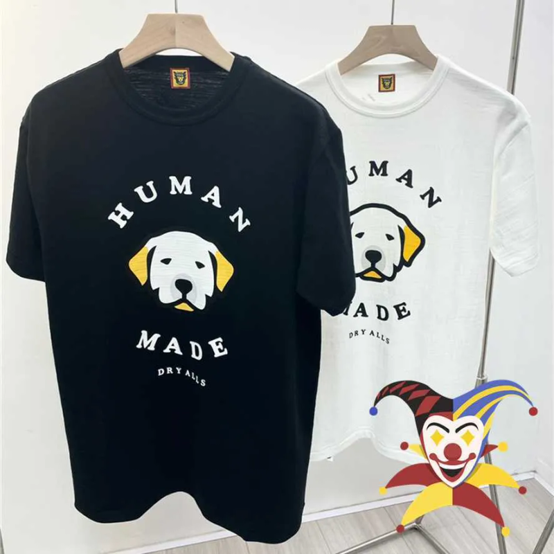 Muške majice kratkih rukava s printom psa 2022. Majica kratkih rukava s printom psa, HUMAN MADE Muškarci Žene 1 majica najkvalitetnije kvalitete, gornji dio odjeće T221202_voghion.com