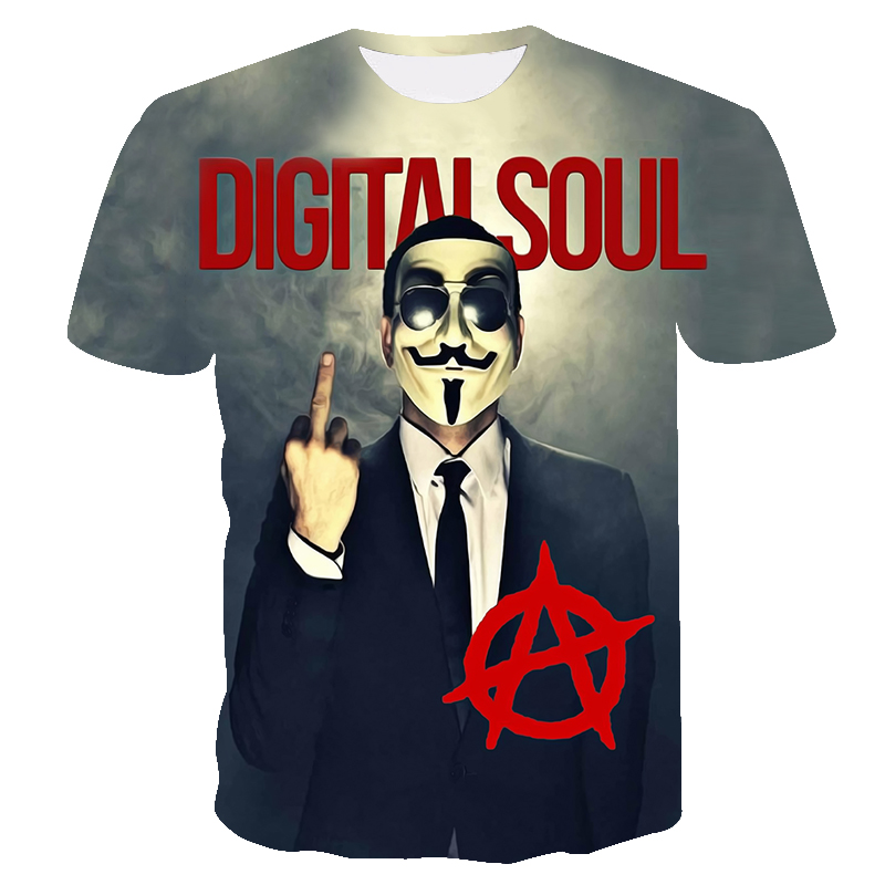 Herre T-shirt mode 3D-printet sommer kortærmet klovn T-shirt til kvinder oversize Harajuku_voghion.com