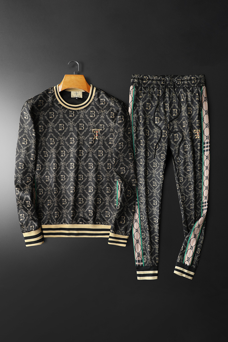 Men's Clothing New Autumn And Winter Men's Suits Korean Style Slim Casual Youth Sweatshirts And Sweatpants Sports Suits Men's Two-piece Set_voghion.com