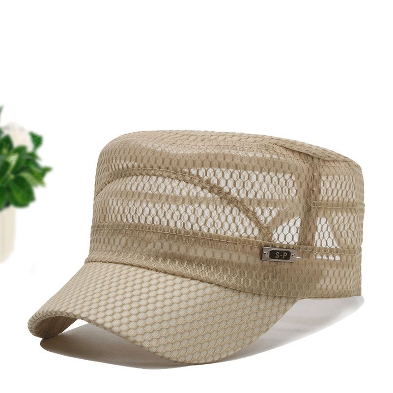 Cappello da baseball da uomo estivo con protezione esterna in rete militare traspirante e ad asciugatura rapida, stile coreano_voghion.com