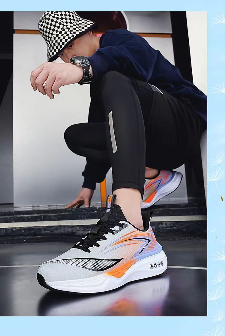 Running Summer New Model Middle School Entrance Exam Physical Test Rebound Cushioning Sports Shoes For Men_voghion.com