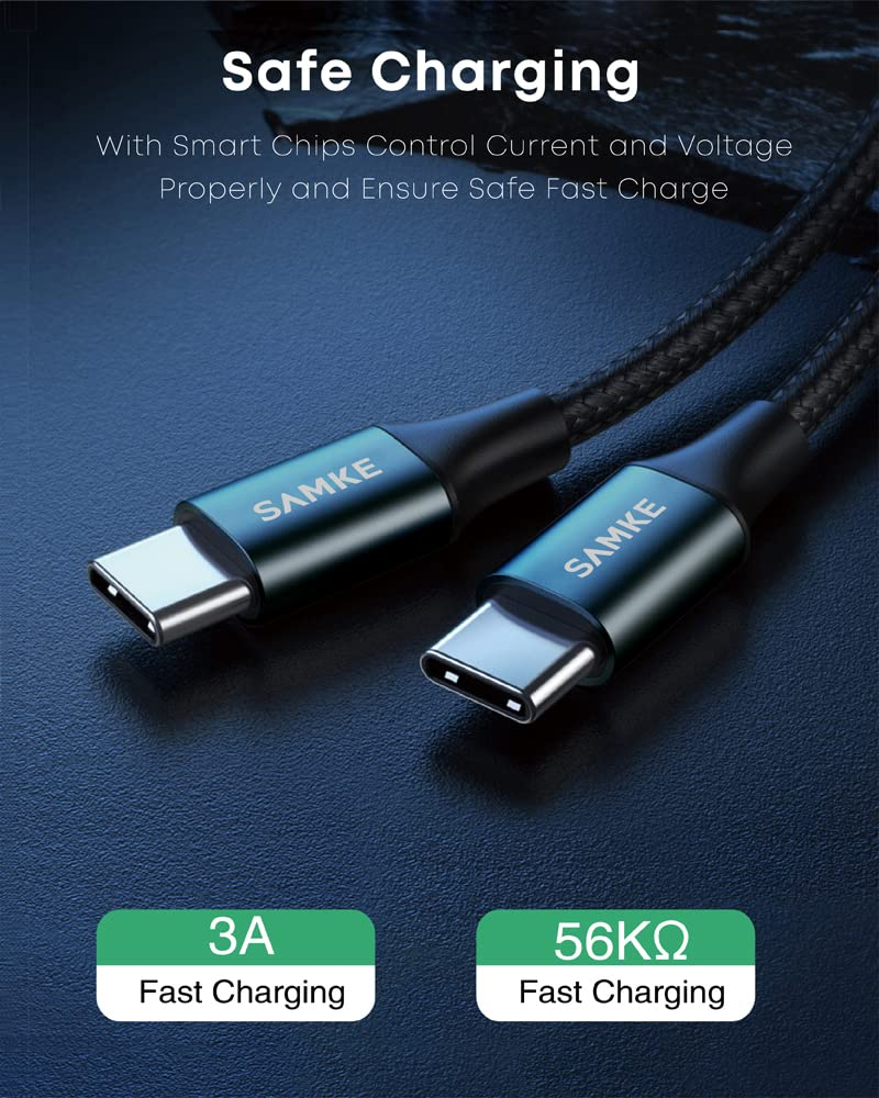 auf USB -3ft 60W PD Typ C Schnellladekabel für iPhone15 \/Samsung Galaxy S22 \/S22+, S21 \/S21+, S20 \/S20+Ultra Note_voghion.com