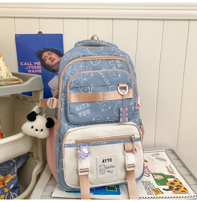 2024 New Space Crowd College Style Backpack, Junior and Senior High School Student Casual Backpack_voghion.com