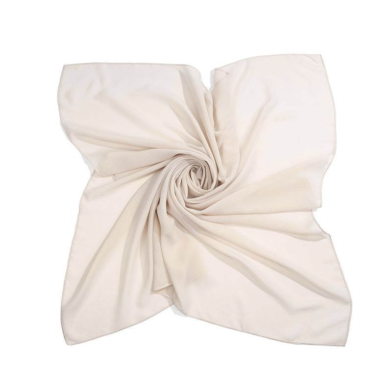 Lenço de cabeça feminino hijab verão novo lenço de cabeça composto chiffon cor sólida lenço quadrado lenço de cabeça_voghion.com