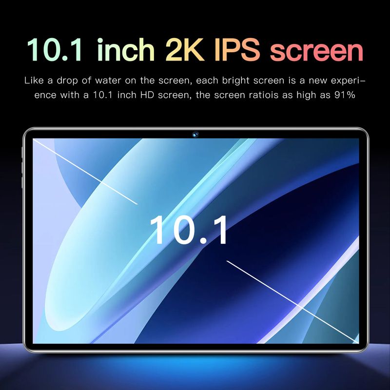 10.1 Inch Android 8.1 Tablet - Dual SIM Support, Bluetooth Keyboard Compatible, 4G LTE & HD Display_voghion.com