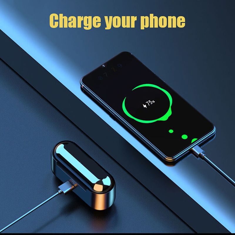 TWS Bluetooth Earbuds Waterproof Bluetooth 5.3 Headset Noise Cancelling Wireless_voghion.com