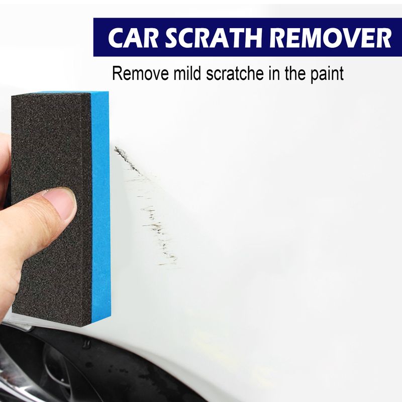 Rayhong 2pcs/set Car Scratch Remover, Demarking Abrasives Polishing Paint Retouching Paint Scratches Wax Scratches_voghion.com