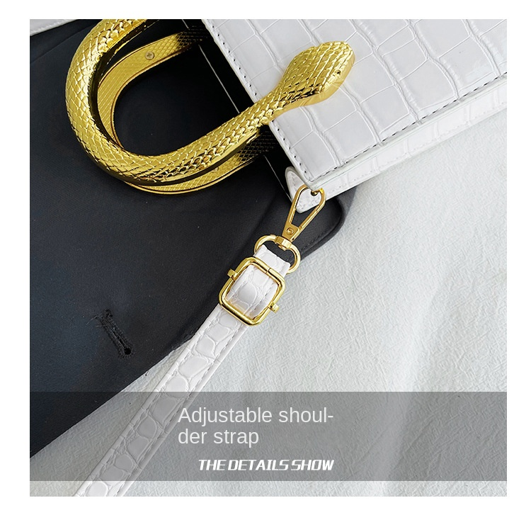 Autumn and winter new network red Korean version of stone personality ins bright face Tote hand bill shoulder crossbody bag_voghion.com