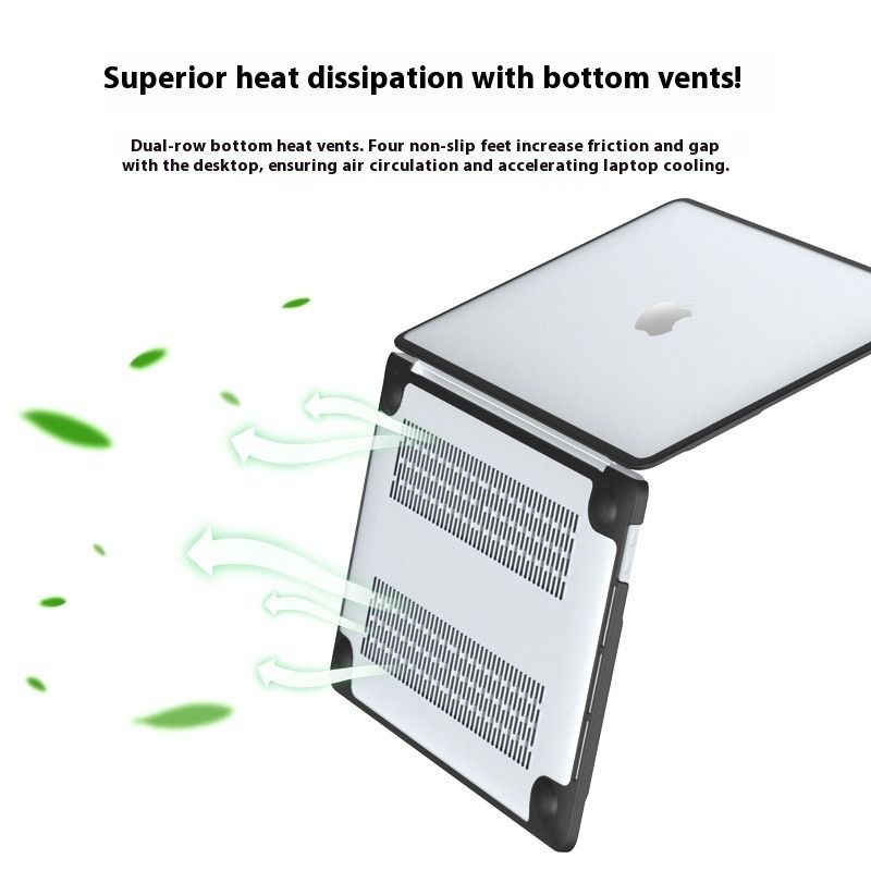 Funda protectora para portátil Macbook Pro Air13 de 14 pulgadas Funda protectora Funda mate_voghion.com