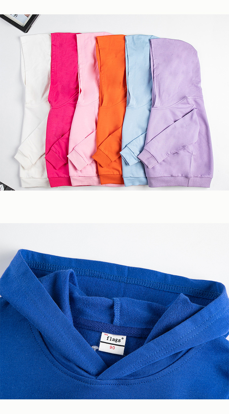Felpa con cappuccio per ragazze autunnali Giacca per ragazze primaverili e autunnali per bambini_voghion.com