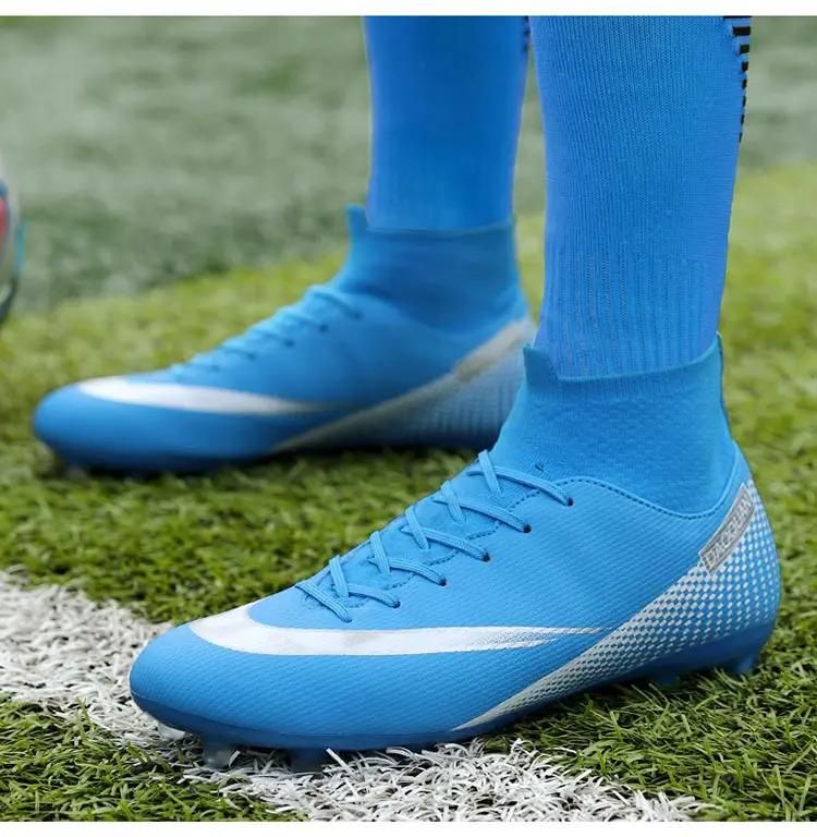 High top lange spikes fußball schuhe männer fußball stiefel große größe 35-47_voghion.com