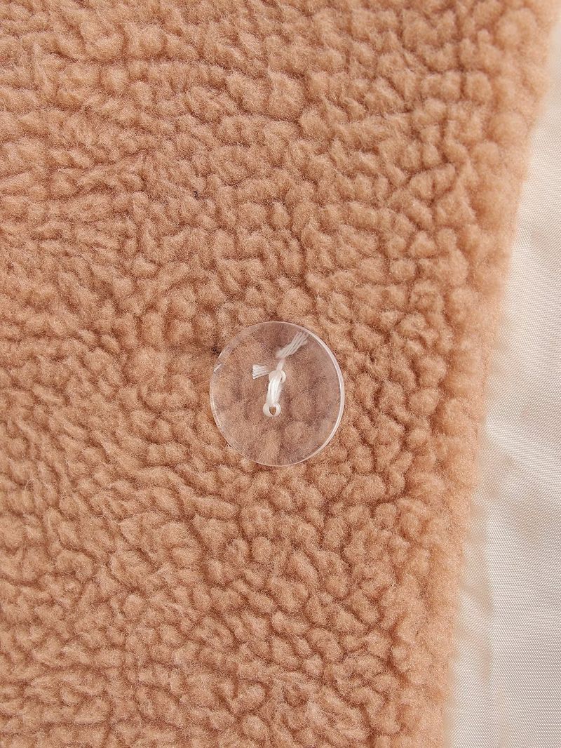 Ropa de mujer ins invierno nuevo abrigo de lana de cordero con solapa suelta y espesa para mujer_voghion.com