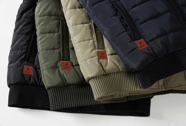 Herrenweste im Militärstil mit Fleecefutter, warme, ärmellose Winterjacke mit Reißverschluss für lässige Outdoor-Bekleidung, Übergrößen erhältlich (Schwarz, Armeegrün)_voghion.com