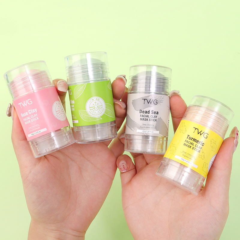 Green Tea Rose Cleaning Στερεά μάσκα προσώπου Αφαίρεση μαύρων στιγμάτων Μάσκα προσώπου με άργιλο Έλεγχος λαδιού ακμής αφαίρεση πόρων C_voghion.com