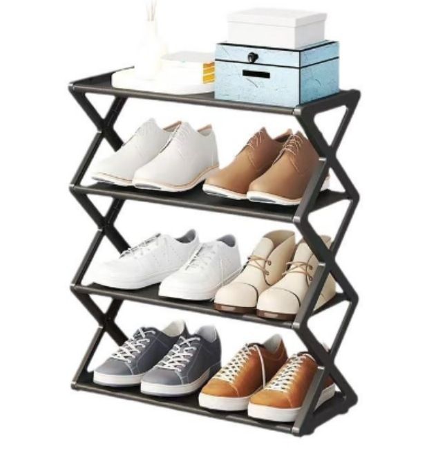 Organizator de familie pentru pantofi, raft simplu multistrat, depozitare dulap, asamblare ușă interior casă_voghion.com